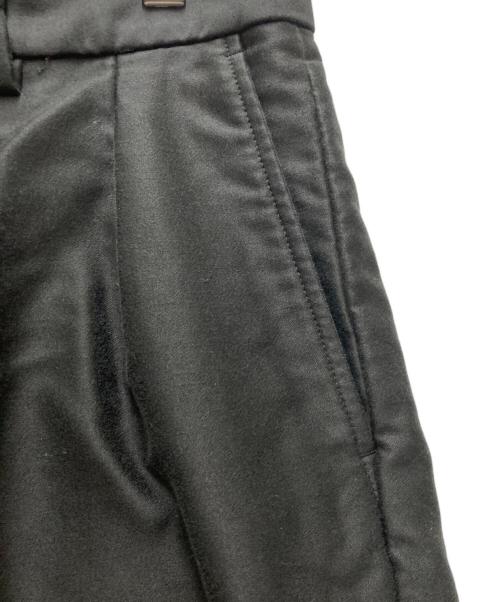 STEVEN ALAN（スティーブンアラン）STEVEN ALAN (スティーブンアラン) カベ モールスキン インツープリーツ ドレス トラウザーズ ブラック サイズ:Lの古着・服飾アイテム