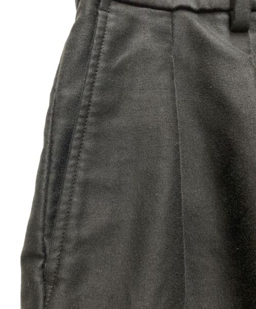 STEVEN ALAN（スティーブンアラン）STEVEN ALAN (スティーブンアラン) カベ モールスキン インツープリーツ ドレス トラウザーズ ブラック サイズ:Lの古着・服飾アイテム