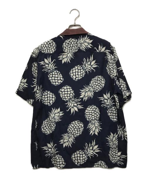 VALENTINO（ヴァレンティノ）VALENTINO (ヴァレンティノ) アロハシャツ ネイビー サイズ:39の古着・服飾アイテム