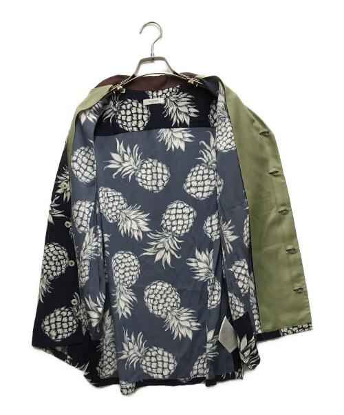 VALENTINO（ヴァレンティノ）VALENTINO (ヴァレンティノ) アロハシャツ ネイビー サイズ:39の古着・服飾アイテム