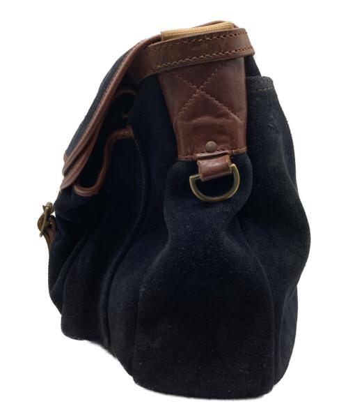 J&M DAVIDSON（ジェイ＆エム デヴィッドソン）J&M DAVIDSON (ジェイ＆エム デヴィッドソン) スウェードショルダーバッグ ネイビーの古着・服飾アイテム