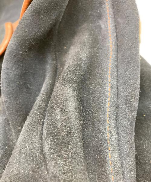 J&M DAVIDSON（ジェイ＆エム デヴィッドソン）J&M DAVIDSON (ジェイ＆エム デヴィッドソン) スウェードショルダーバッグ ネイビーの古着・服飾アイテム