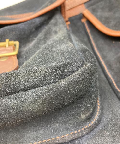 J&M DAVIDSON（ジェイ＆エム デヴィッドソン）J&M DAVIDSON (ジェイ＆エム デヴィッドソン) スウェードショルダーバッグ ネイビーの古着・服飾アイテム