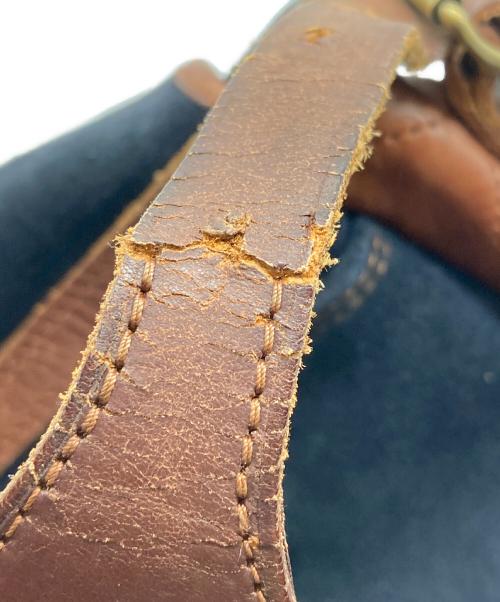 J&M DAVIDSON（ジェイ＆エム デヴィッドソン）J&M DAVIDSON (ジェイ＆エム デヴィッドソン) スウェードショルダーバッグ ネイビーの古着・服飾アイテム