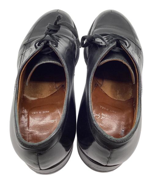 Alden（オールデン）ALDEN (オールデン) International Gallery (インターナショナルギャラリー) 別注Vチップシューズ ブラック サイズ:6 1/2の古着・服飾アイテム