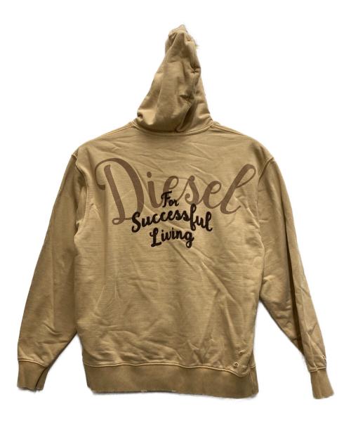 DIESEL（ディーゼル）DIESEL (ディーゼル) S-NEW-GINN-HOOD-BRU ベージュ サイズ:Mの古着・服飾アイテム
