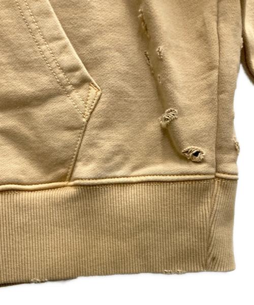 DIESEL（ディーゼル）DIESEL (ディーゼル) S-NEW-GINN-HOOD-BRU ベージュ サイズ:Mの古着・服飾アイテム