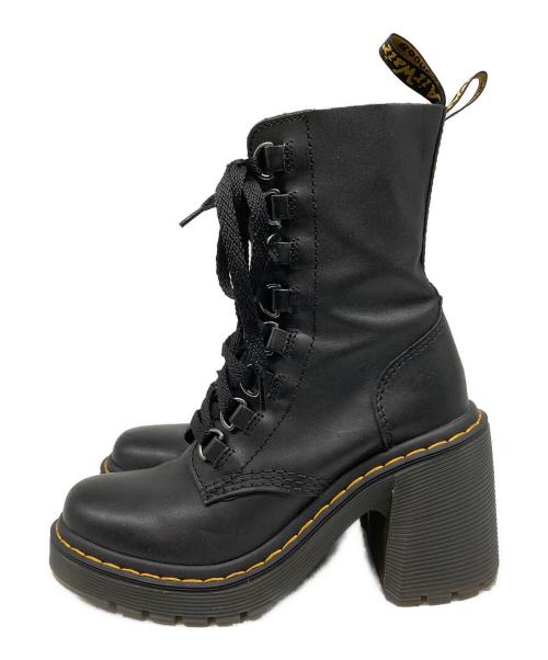 Dr.Martens（ドクターマーチン）Dr.Martens (ドクターマーチン) CHESNEY 8ホールブーツ ブラック サイズ:UK3の古着・服飾アイテム