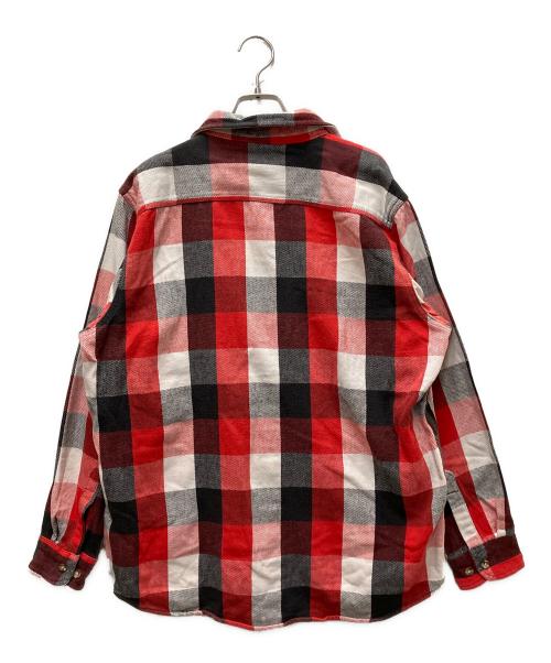 FIVE BROTHER（ファイブブラザー）FIVE BROTHER (ファイブブラザー) 90s ネルシャツ レッド サイズ:Lの古着・服飾アイテム