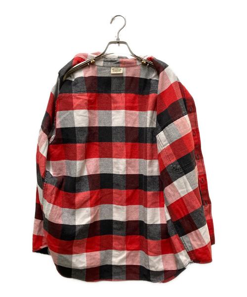 FIVE BROTHER（ファイブブラザー）FIVE BROTHER (ファイブブラザー) 90s ネルシャツ レッド サイズ:Lの古着・服飾アイテム