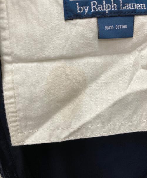 POLO RALPH LAUREN（ポロ・ラルフローレン）POLO RALPH LAUREN (ポロ・ラルフローレン) 90s コットンスラックス ネイビー サイズ:36Rの古着・服飾アイテム