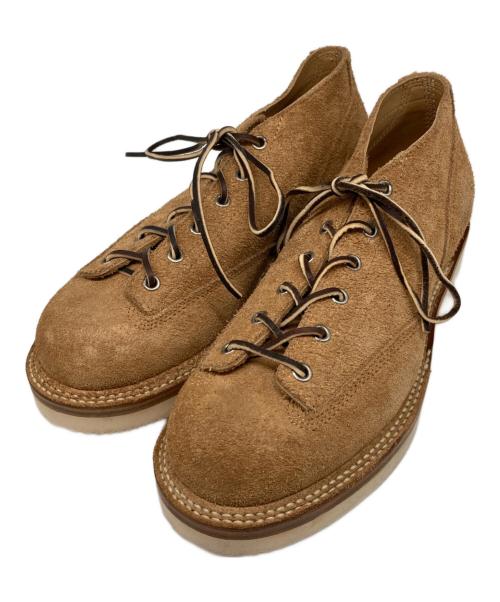 locking shoes by footmonkey（ロッキングシューズバイフットモンキー）Locking Shoes by FootMonkey (ロッキングシューズバイフットモンキー) LACE TO TOE OXFORD ブラウン サイズ:8の古着・服飾アイテム