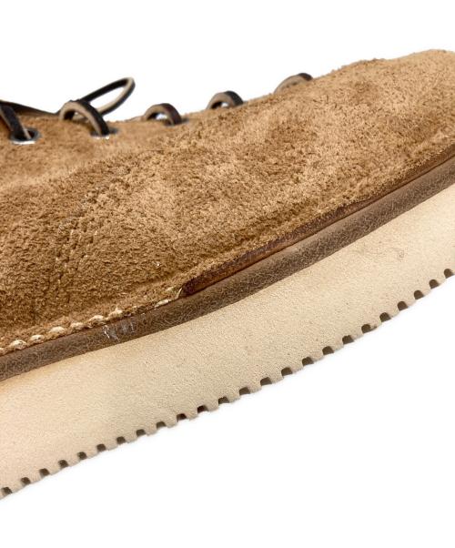 locking shoes by footmonkey（ロッキングシューズバイフットモンキー）Locking Shoes by FootMonkey (ロッキングシューズバイフットモンキー) LACE TO TOE OXFORD ブラウン サイズ:8の古着・服飾アイテム
