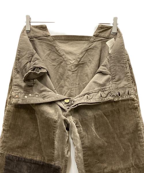 VISVIM（ビズビム）VISVIM (ビズビム) パッチワークコーデュロイパンツ ブラウン サイズ:2の古着・服飾アイテム