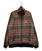 Needlesニードルズ）の古着「23AW タータンチェック トラックジャケット」｜ブラウン×ゴールド