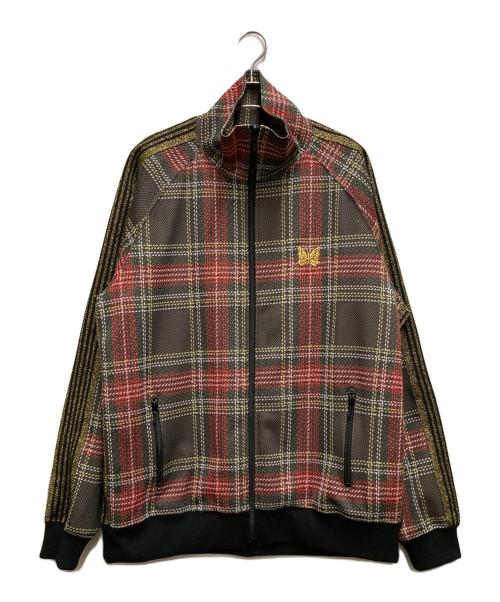 Needles（ニードルズ）Needles (ニードルズ) 23AW タータンチェック トラックジャケット ブラウン×ゴールド サイズ:XLの古着・服飾アイテム