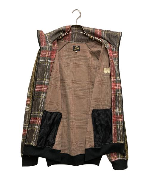 Needles（ニードルズ）Needles (ニードルズ) 23AW タータンチェック トラックジャケット ブラウン×ゴールド サイズ:XLの古着・服飾アイテム
