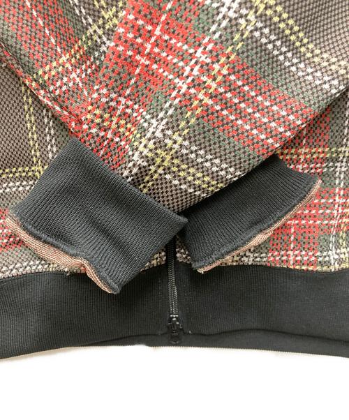 Needles（ニードルズ）Needles (ニードルズ) 23AW タータンチェック トラックジャケット ブラウン×ゴールド サイズ:XLの古着・服飾アイテム
