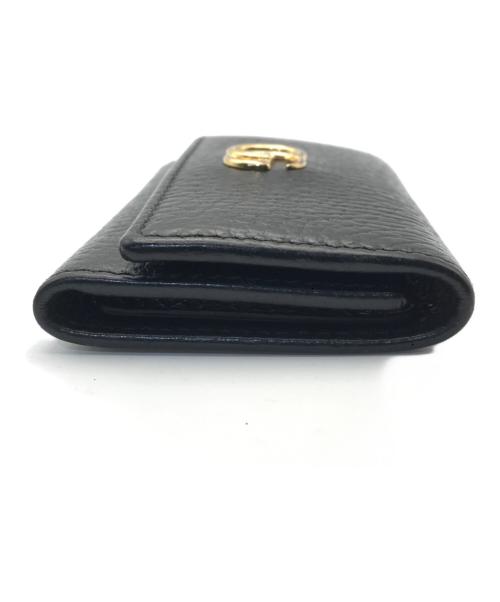 GUCCI（グッチ）GUCCI (グッチ) GGマーモント6連キーケース ブラックの古着・服飾アイテム