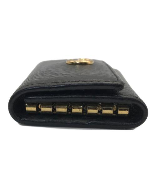GUCCI（グッチ）GUCCI (グッチ) GGマーモント6連キーケース ブラックの古着・服飾アイテム