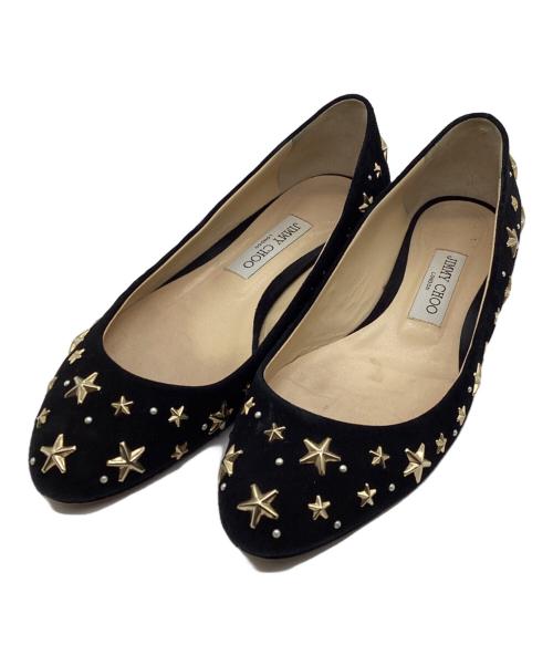 JIMMY CHOO（ジミーチュウ）JIMMY CHOO (ジミーチュウ) スタッズパンプス ピンク サイズ:39の古着・服飾アイテム