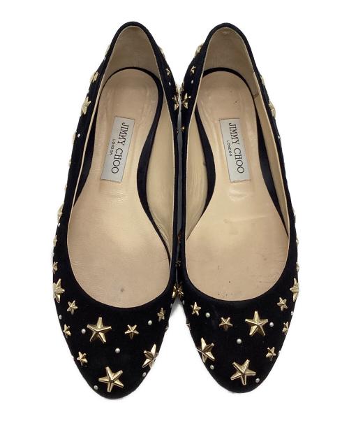 JIMMY CHOO（ジミーチュウ）JIMMY CHOO (ジミーチュウ) スタッズパンプス ピンク サイズ:39の古着・服飾アイテム