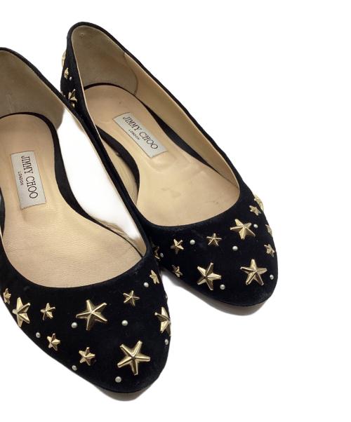 JIMMY CHOO（ジミーチュウ）JIMMY CHOO (ジミーチュウ) スタッズパンプス ピンク サイズ:39の古着・服飾アイテム