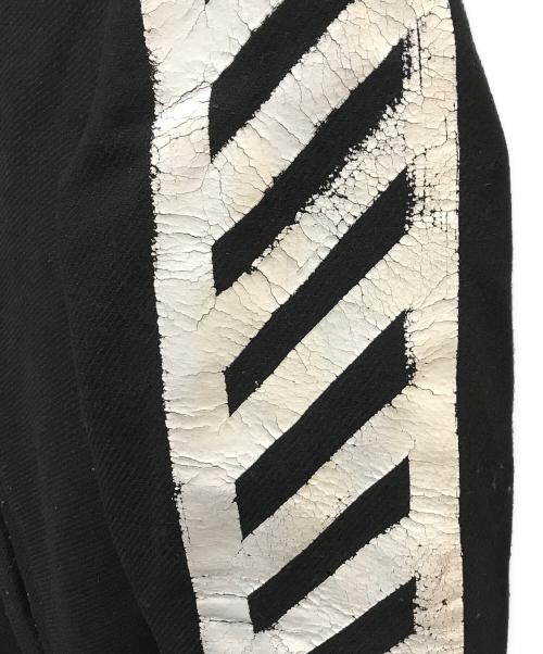 OFFWHITE（オフホワイト）OFFWHITE (オフホワイト) ウールバックロゴスタジャン ブラック サイズ:XXSの古着・服飾アイテム