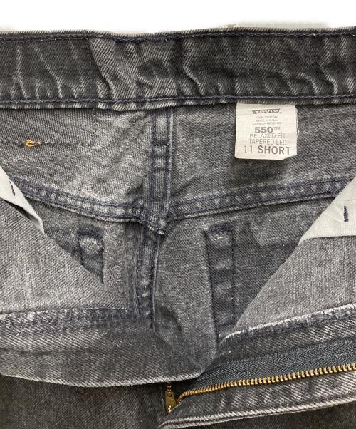 LEVI'S（リーバイス）LEVI'S (リーバイス) 90's 550 USA製先染めデニムパンツ グレー サイズ: 実寸76cm (W30)の古着・服飾アイテム
