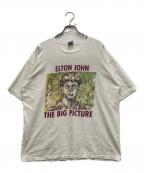 ELTON JOHNエルトン・ジョン）の古着「バンドTシャツ」｜ホワイト
