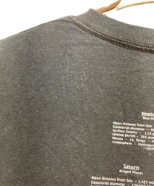 VINTAGE（ヴィンテージ）VINTAGE (ヴィンテージ) 太陽系 Tシャツ ブラック サイズ:不明の古着・服飾アイテム