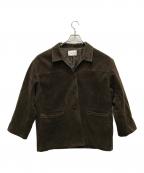 la peau de gemラポドゥジェム）の古着「eco suede coverall」｜ブラウン