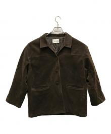 la peau de gem（ラポドゥジェム）の古着「eco suede coverall」｜ブラウン