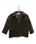 中古・古着 la peau de gem (ラポドゥジェム) eco suede coverall ブラウン サイズ:38：15000円