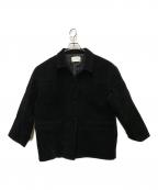 la peau de gemラポドゥジェム）の古着「eco suede coverall」｜ブラック