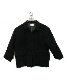 la peau de gem（ラポドゥジェム）の古着「eco suede coverall」｜ブラック