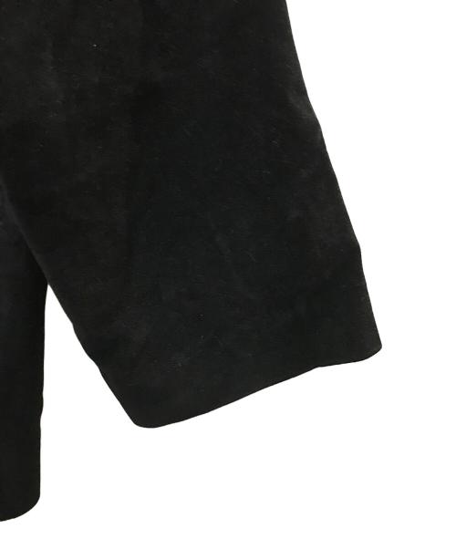la peau de gem（ラポドゥジェム）la peau de gem (ラポドゥジェム) eco suede coverall ブラック サイズ:FREEの古着・服飾アイテム