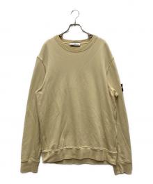 STONE ISLAND（ストーンアイランド）の古着「ロゴパッチクルーネックスウェットシャツ」｜ベージュ