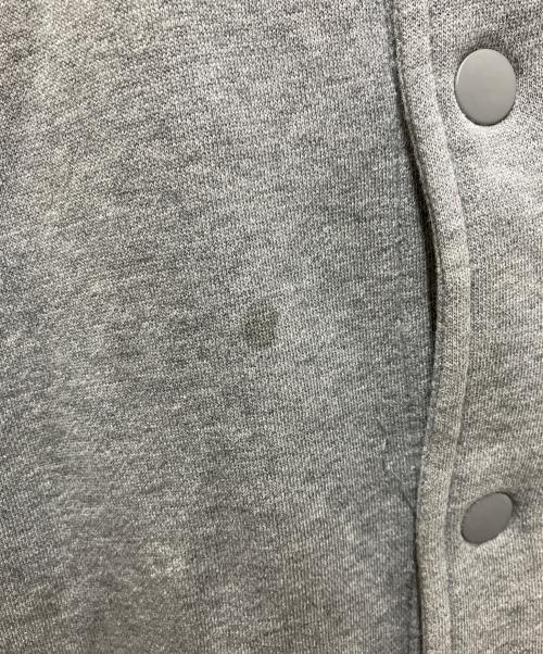 stussy（ステューシー）stussy (ステューシー) 00's ダブルフェイススウェットスタジャン グレー サイズ:XLの古着・服飾アイテム