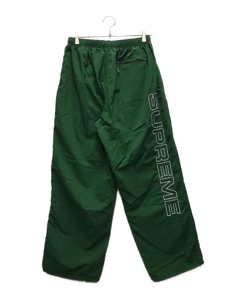 SUPREME（シュプリーム）Supreme (シュプリーム) Spellout Embroidered Track Pant グリーン サイズ:Ｍの古着・服飾アイテム