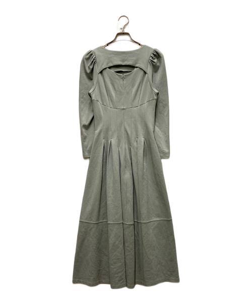 HER LIP TO（ハーリップトゥ）HER LIP TO (ハーリップトゥ) Marylebone Long Dress グリーン サイズ:Sの古着・服飾アイテム