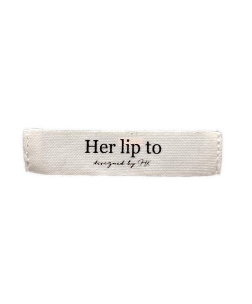 HER LIP TO（ハーリップトゥ）HER LIP TO (ハーリップトゥ) Marylebone Long Dress グリーン サイズ:Sの古着・服飾アイテム