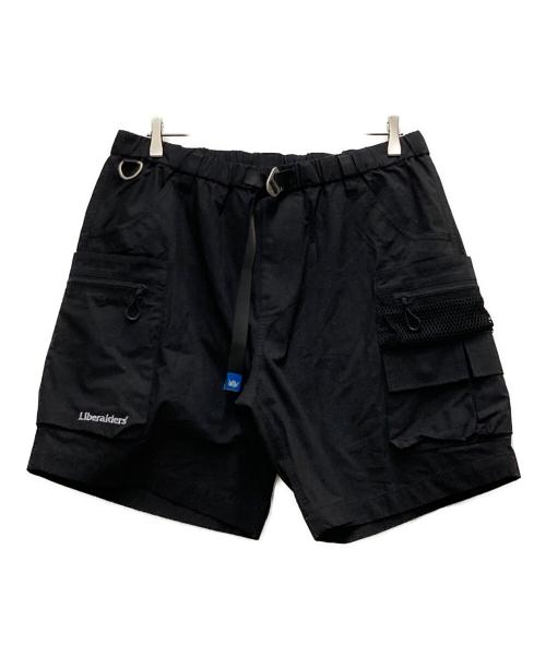 Liberaiders（リベレイダース）Liberaiders (リベレイダース) CORDURA RIP UTILITY SHORTS ブラック サイズ:Lの古着・服飾アイテム