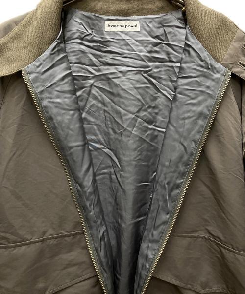 Cabaret Poval（キャバレーポバール）Cabaret Poval (キャバレーポバール) HARRINTON JACKET ブラウン サイズ:Lの古着・服飾アイテム