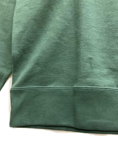 A BATHING APE（アベイシングエイプ）A BATHING APE (アベイシングエイプ) Hidden (ヒドゥン) BAPEロゴ スウェットシャツ グリーン サイズ:XLの古着・服飾アイテム