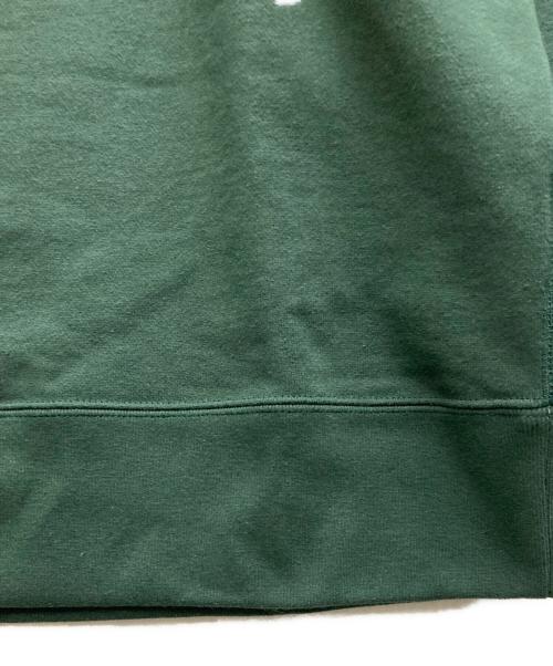 A BATHING APE（アベイシングエイプ）A BATHING APE (アベイシングエイプ) Hidden (ヒドゥン) BAPEロゴ スウェットシャツ グリーン サイズ:XLの古着・服飾アイテム