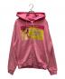 WOKE EDGE（ウォーク エッジ）の古着「Sexy Licence Zip Hoodie」｜ピンク