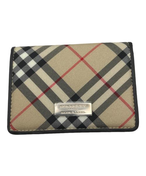 BURBERRY LONDON（バーバリーロンドン）BURBERRY LONDON (バーバリーロンドン) ノバチェックカードケース ベージュの古着・服飾アイテム