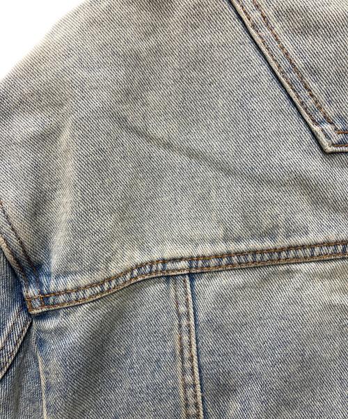JUUN.J（ジュン・ジー）Juun.J (ジュン・ジー) レイヤードディティールデニムジャケット ブルー サイズ:38の古着・服飾アイテム
