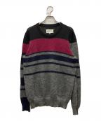 Maison Margielaメゾンマルジェラ）の古着「BORDER KNIT SWEATER」｜グレー